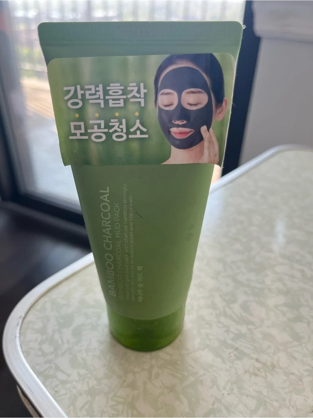 Bamboo Charcoal Mud Pack - Green Tube